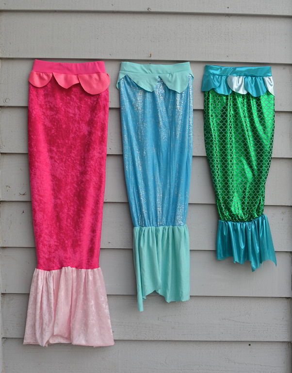 3 mermaid tail costumes