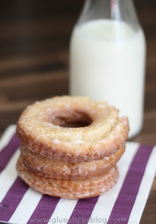 stack of sour cream donuts