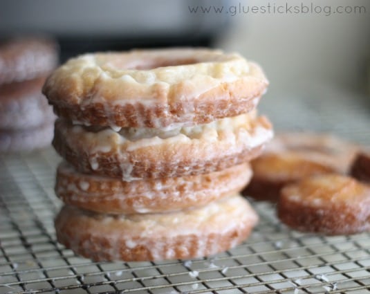stack of sour cream donuts