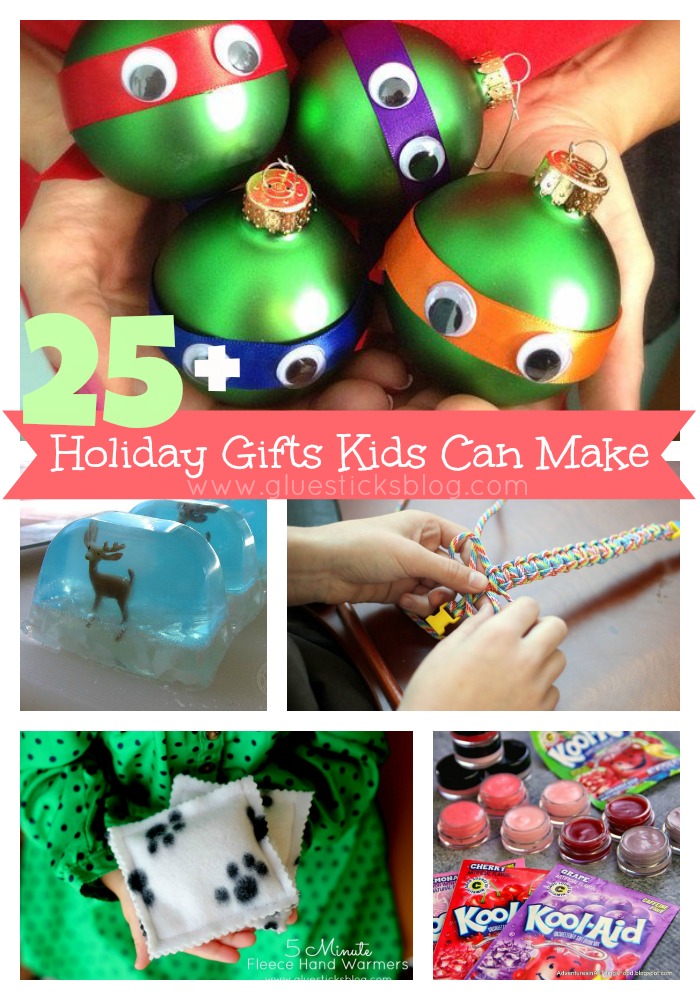 Over 25 gifts kids can make during for Christmas presents! Inexpensive, simple, and heartfelt. Which ones will you make first?