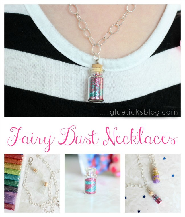 Buy Faerie Dust, Fairy Dust Necklace, Glass Corked Bottle Pendant, Gossamer  Green, 18 Inch Chain Online in India - Etsy