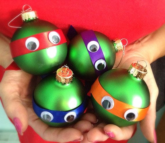 ninja turtle ornaments for kids to make as gifts