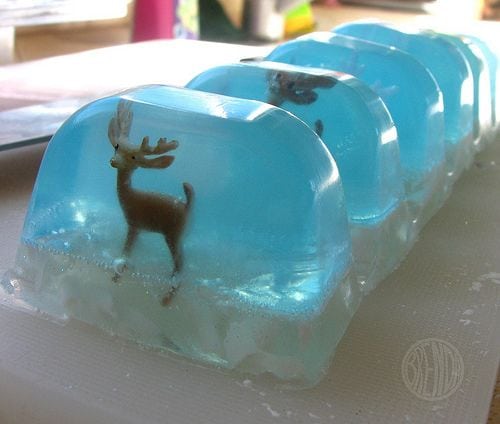 reindeer glycerin soap