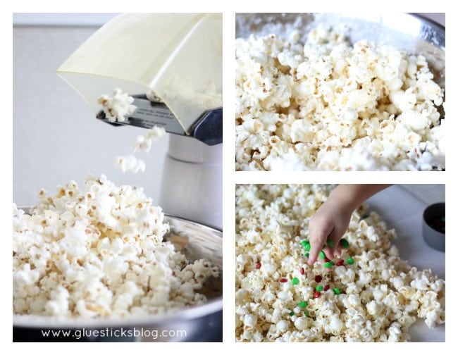 Sweet, salty, and crunchy. Santa's white chocolate popcorn is absolutely the perfect treat to leave out on Christmas Eve!