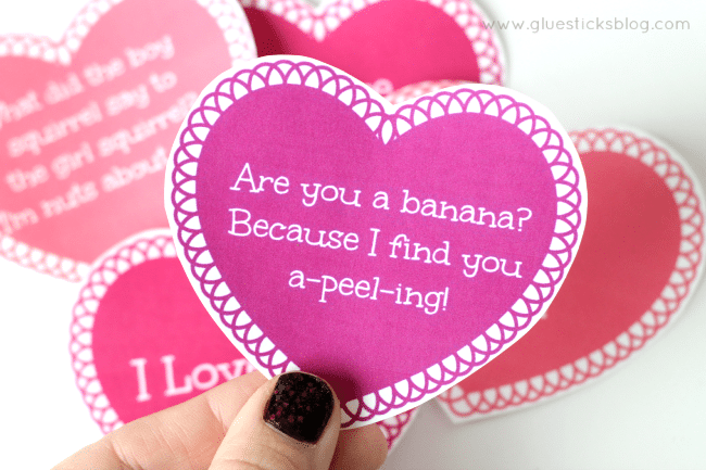 heart shaped valentine printable jokes