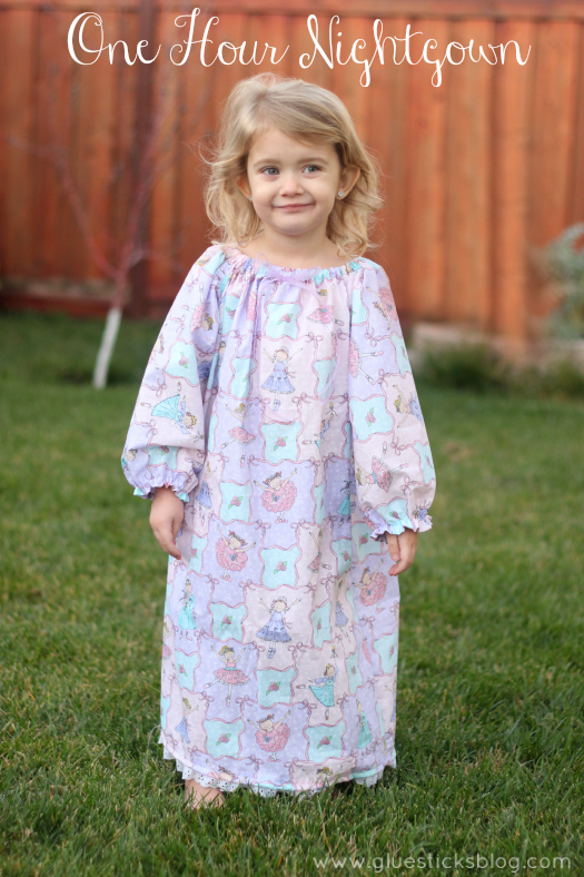 1 Hour Girls Nightgown Tutorial NO Zipper or Buttons