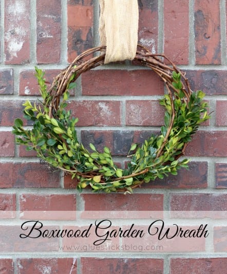 boxwood garden wreath