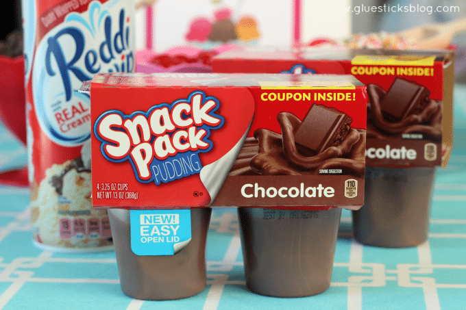 Snack Pack Pudding Sundaes