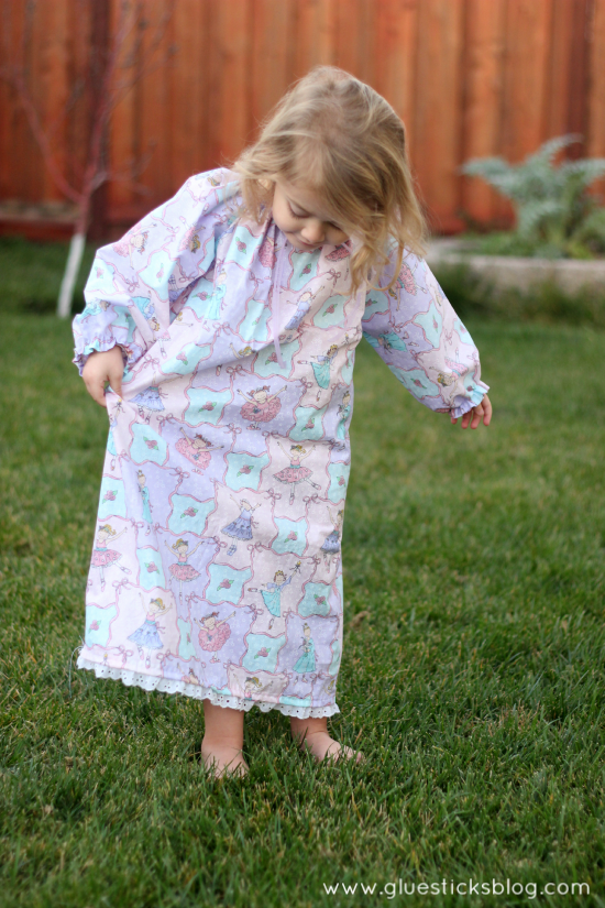 one hour nightgown for girls