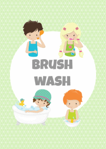 Free Bathroom Printables for Kids Bathroom - Gluesticks Blog
