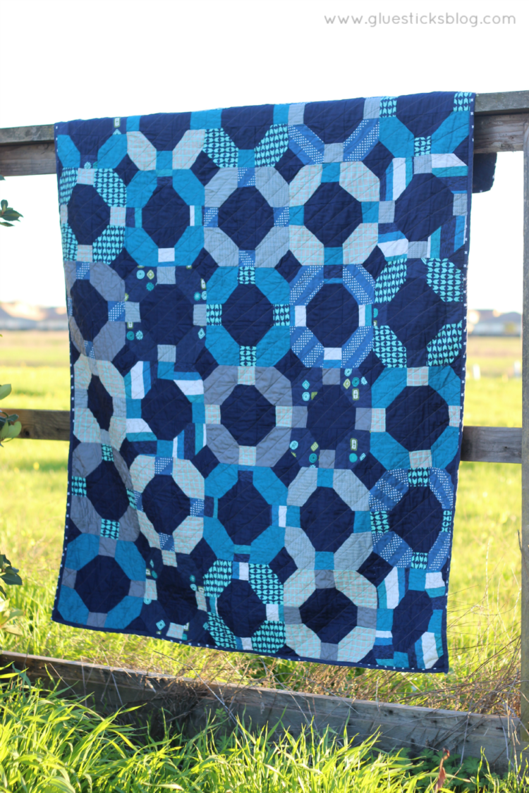 cotton steel cheerio quilt