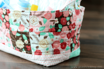 DIY Fabric Basket is a Great Way to Use Up Fabric Scraps