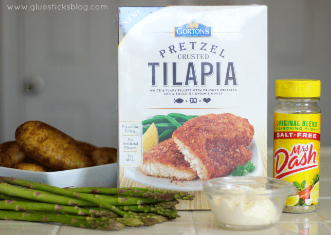 Pretzel Crusted Tilapia with Seafood Dipping Sauce