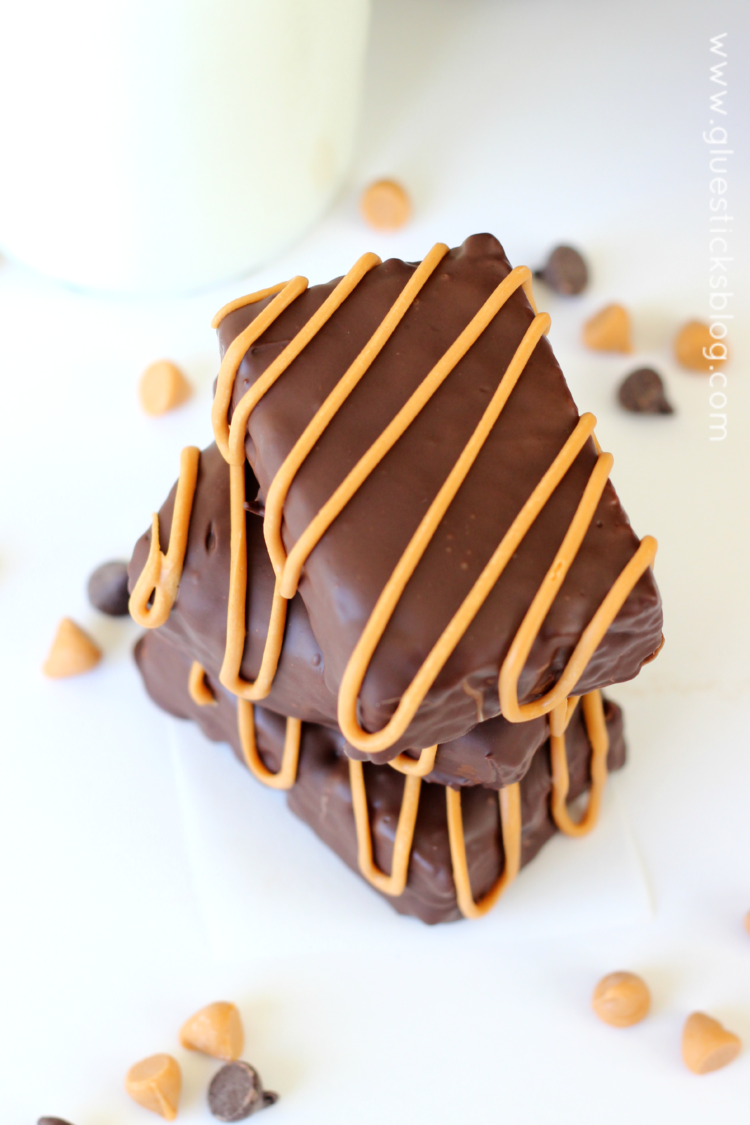 Chocolate Butterscotch Rice Krispies Bars Gluesticks Blog