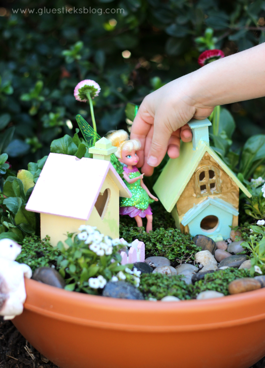 tinker bell fairy garden