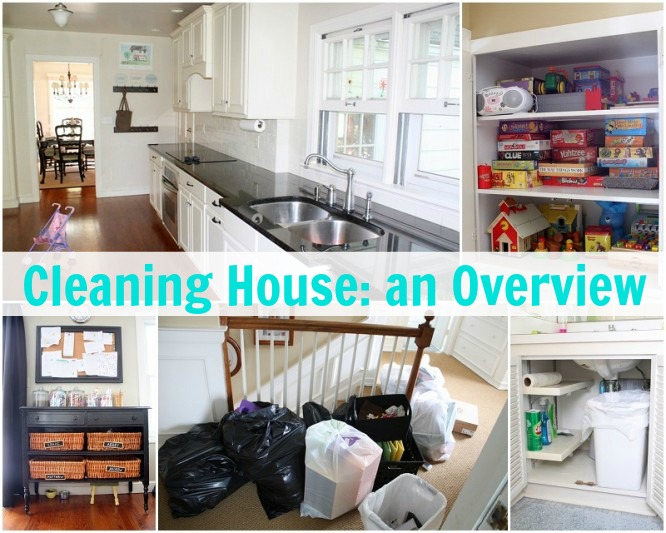 how to clean your home with a house full of kids