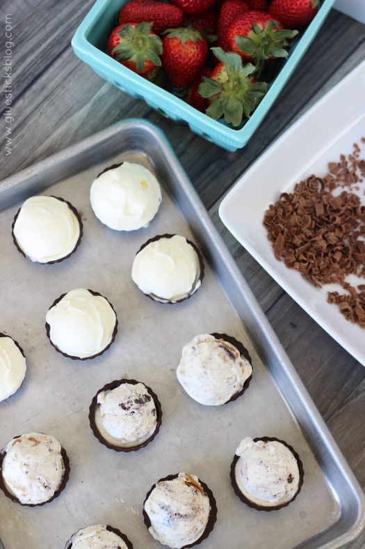 Make a decadent dessert in just minutes using frozen custard and pre-made chocolate cups!