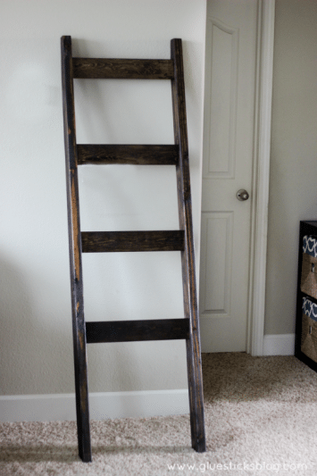 DIY Stocking Ladder for Homes Without a Fireplace or Mantel ...