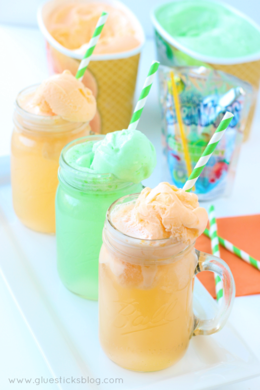 Kids' Choice Sherbet Floats