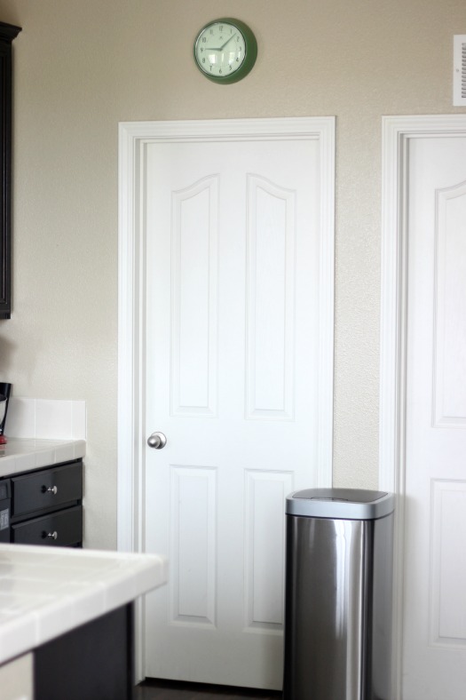 organizing pantry in kitchen