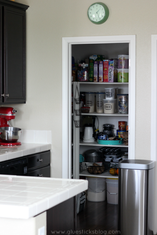 How We Organized Our Small Kitchen Pantry