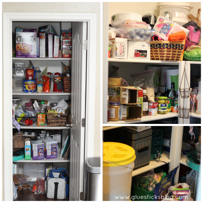 How I organized my pantry with baskets