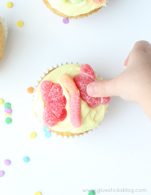 butterfly cupcake