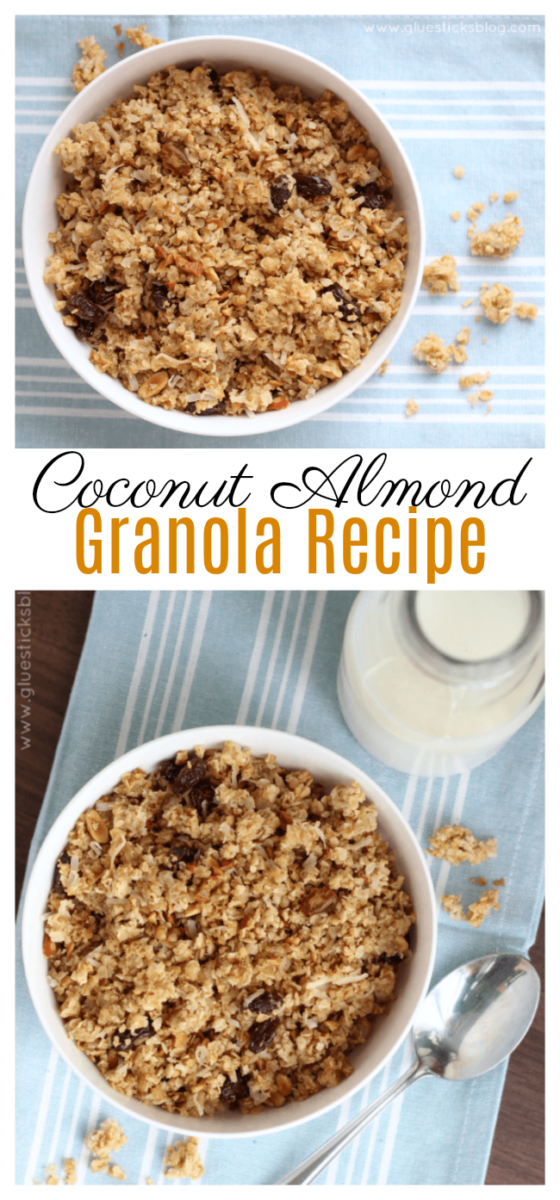 Coconut Almond Granola Recipe: Makes a Great Breakfast or Snack