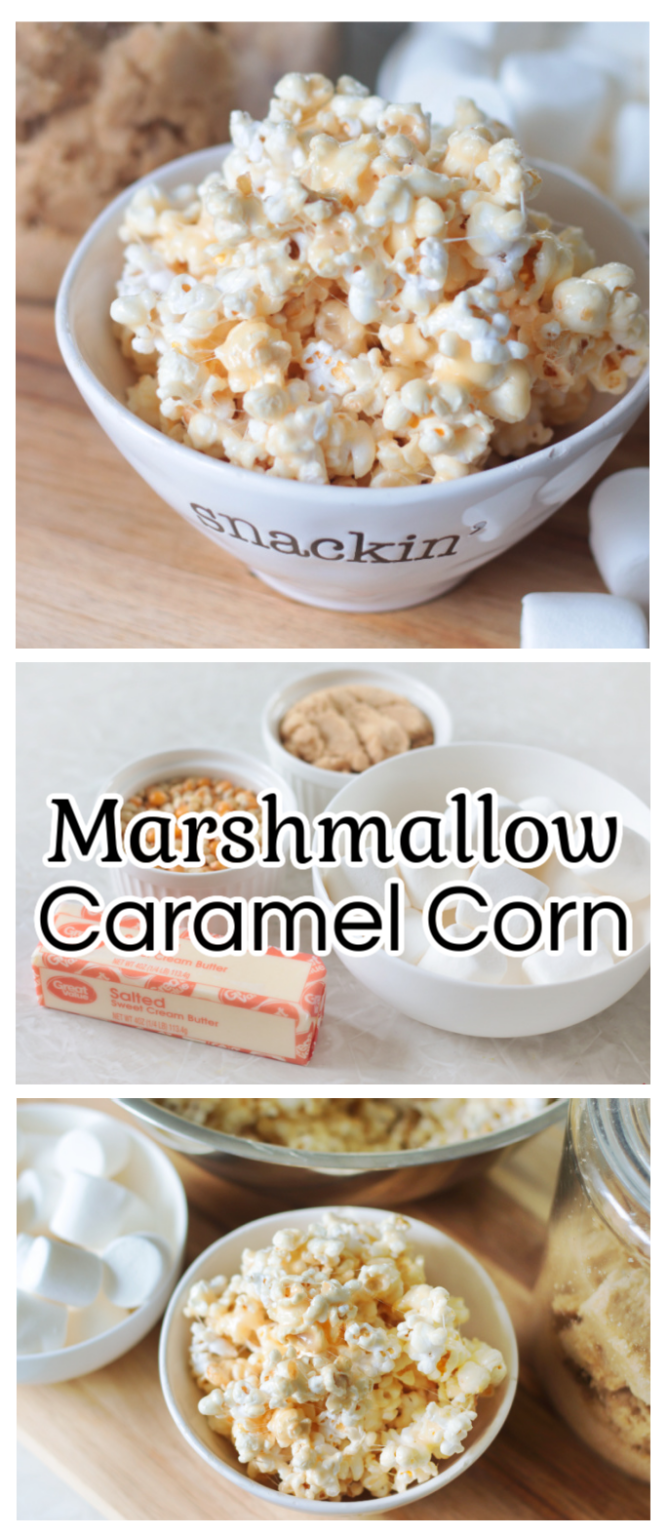Marshmallow Caramel Corn Microwave Version (Video)