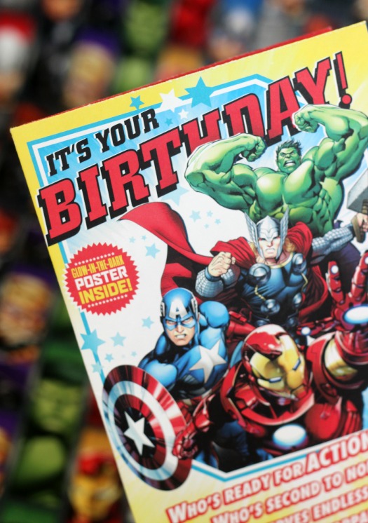 Avengers Survival Kit birthday card