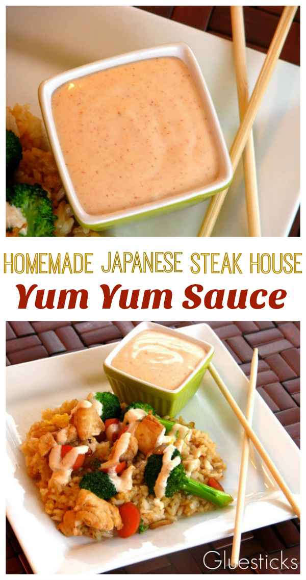 Make your own homemade Yum Yum Sauce when you're cooking up a stir fry or yummy fried rice at home. This is it, folks! THE sauce that they serve at the Japanese Steakhouse restaurants!