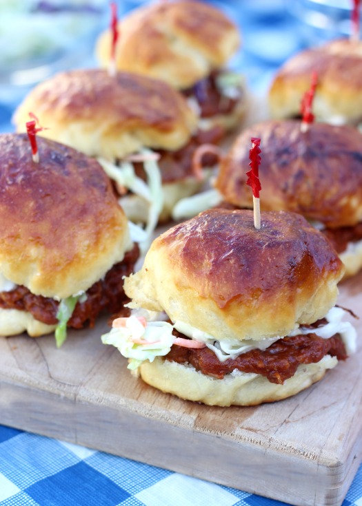 pulled pork sliders