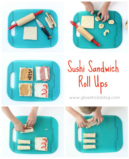 Sandwich Rollups or Pinwheels - Bread Sushi - Kid's Video Recipes