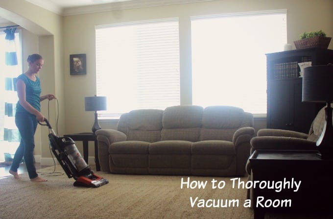 How to Thoroughly Vacuum a Room