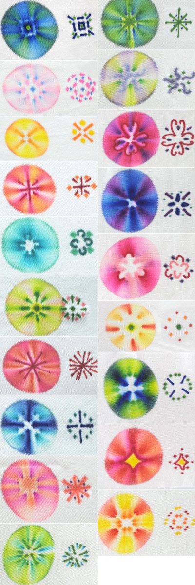 sharpie tie dye designs