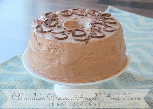 Chocolate Cream Angel Food Cake