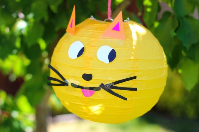 kitty paper lantern