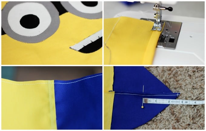 Make a DIY Minion Tote Bag that is perfect for trips to the pool, a library tote, or even a preschool book bag. 