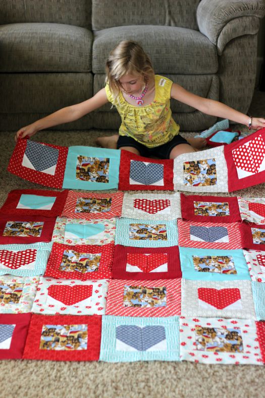 assembling quilt