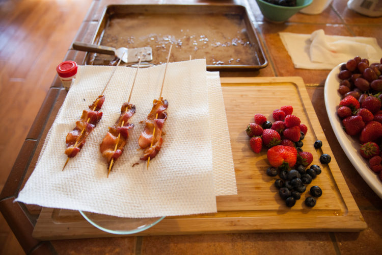 Waffle Bar and Italian Soda Bar Brunch Idea