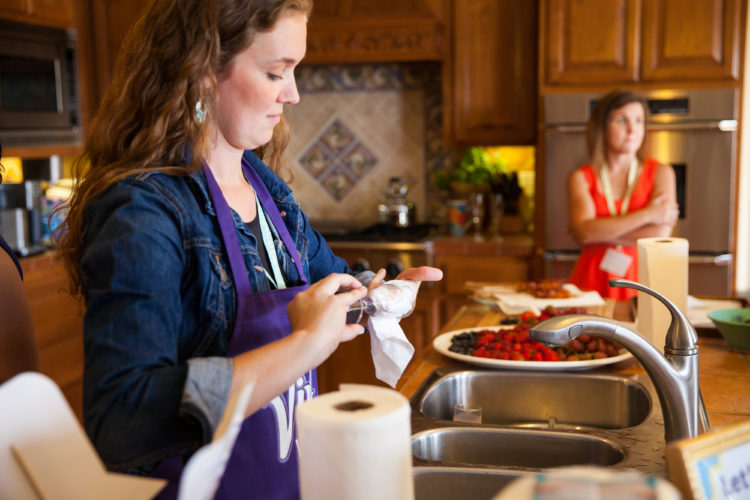 Waffle Bar and Italian Soda Bar Brunch Idea