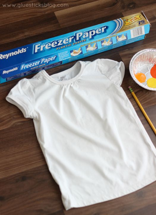 Pencil Eraser Painted T-Shirt