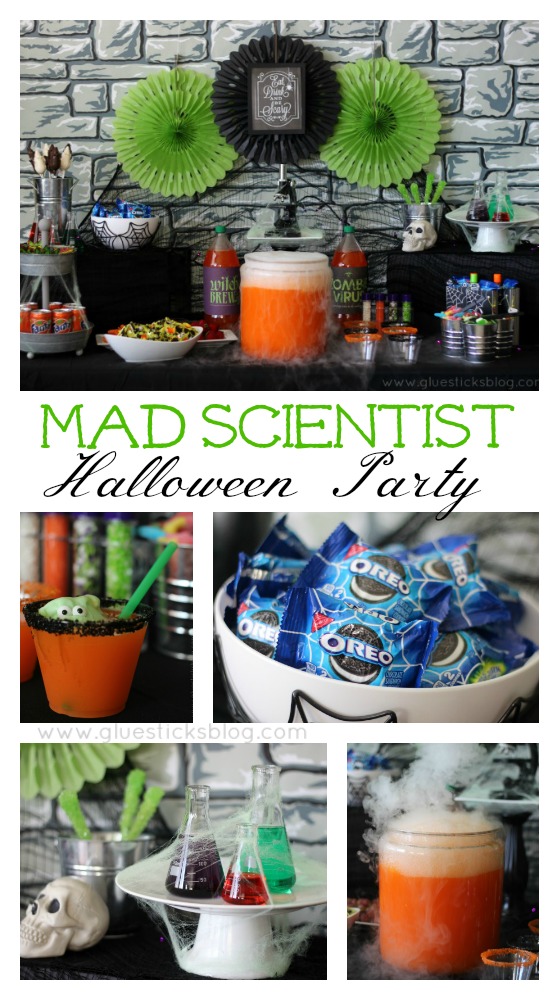 Come in if you dare! This Halloween mad scientist party is bubbling over with spooky concoctions, eye popping decor, and tons of fun! 