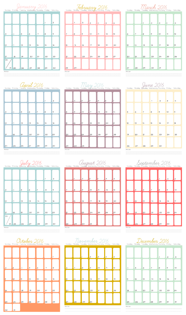 Printable Weekly Planner No. 3 – Puffin Pages Co