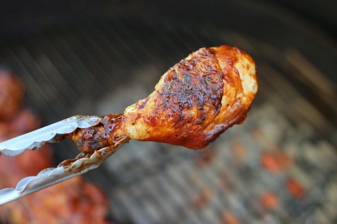 grilled chicken leg