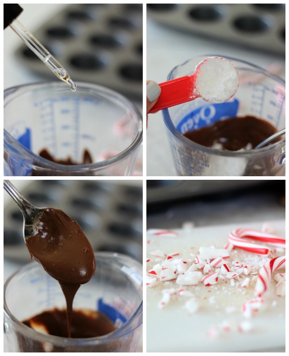 melted chocolate in bowl