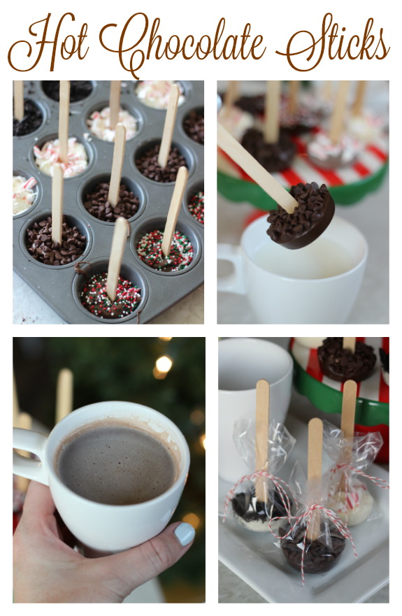 hot chocolate sticks and mugs