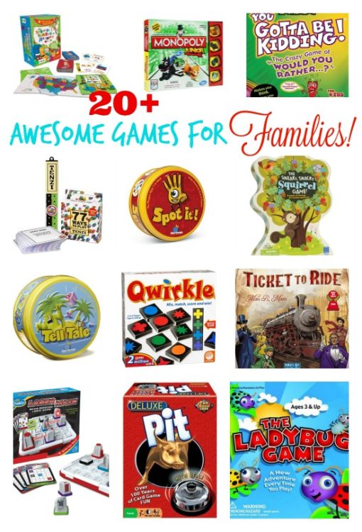 20 games for families