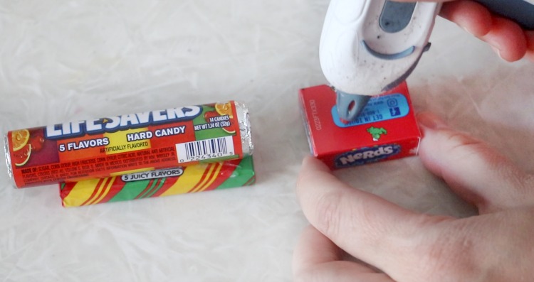 hot gluing boxes of nerds