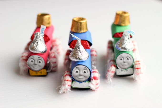 candy trains with thomas and friends faces